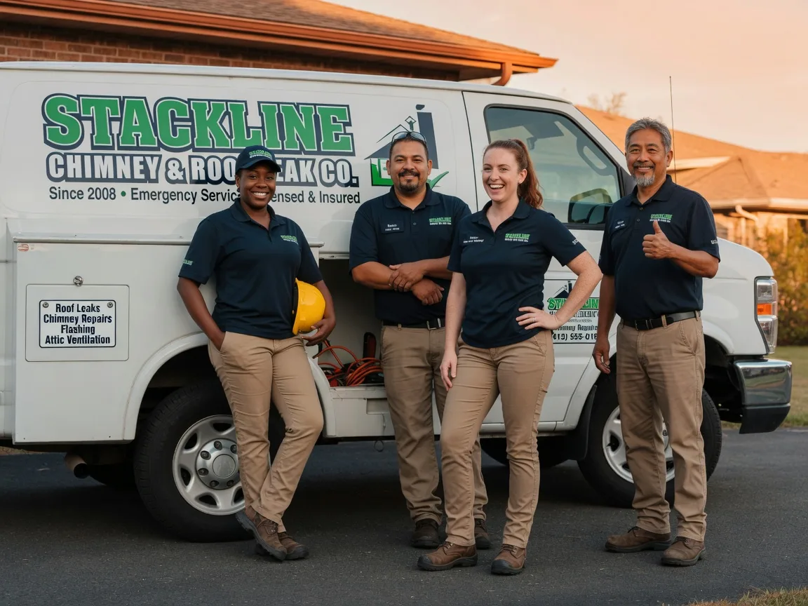 Chimney flashing repair company in Hassell, NC